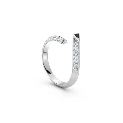 Desire White Gold Pinky Ring