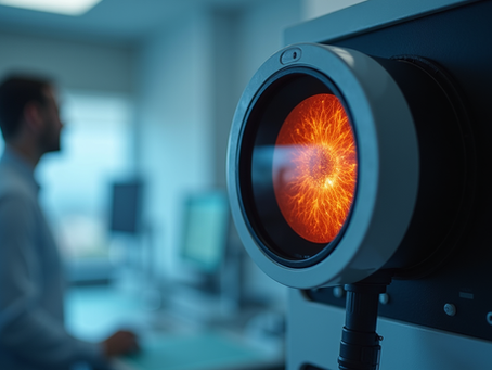 Retinal imaging machine used for diabetic eye exams at OPTISM in Tampa