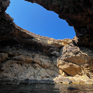 Cave in Comino, Malta