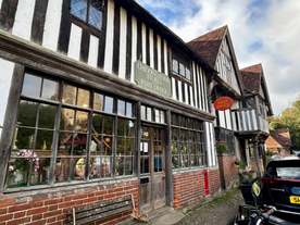 Tudor shop in historic village of Chiddingstone