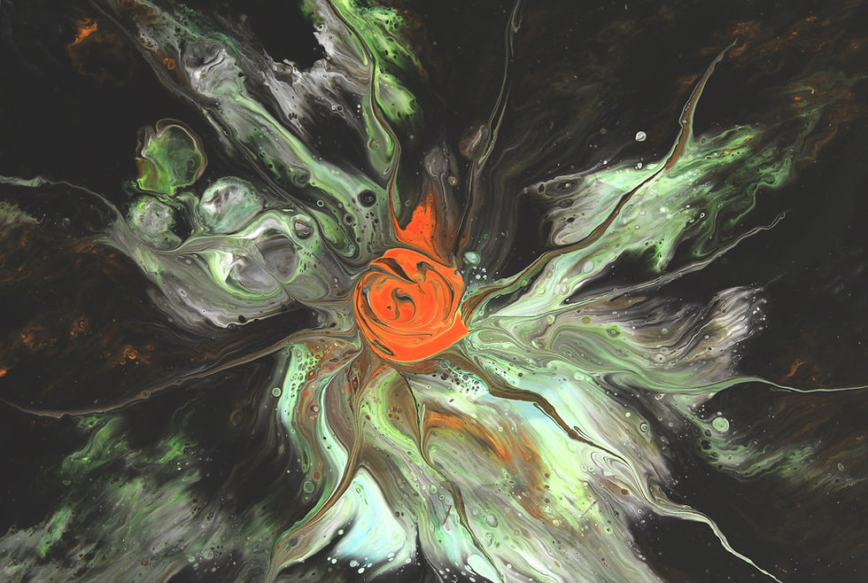 painting of a flower