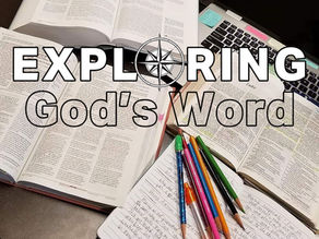 Open Bibles with color pencils