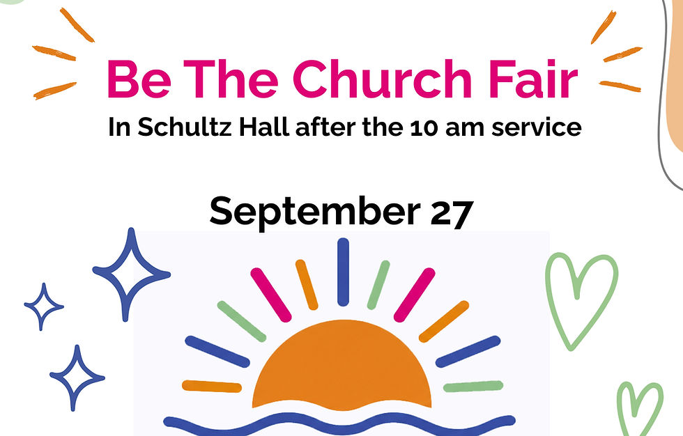Be the Church Fair poster