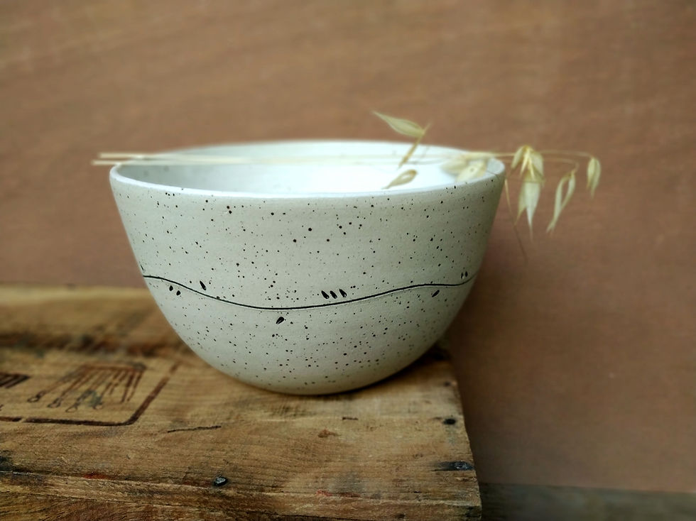 Miniature : Bol repas moucheté