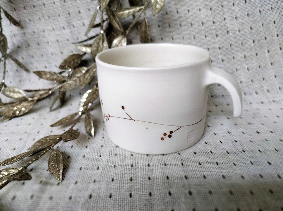 Miniature : café demi anse porcelaine