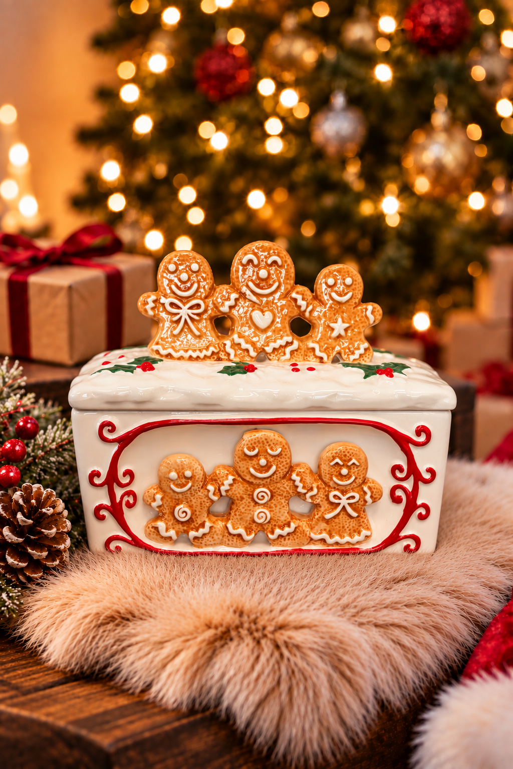 🎄🍪 Voorraadpot “Gingerbread Family”
