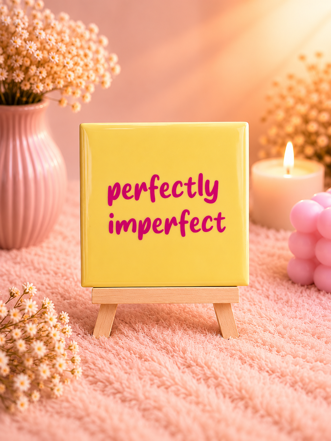 💛 Tegeltje “Perfectly Imperfect”