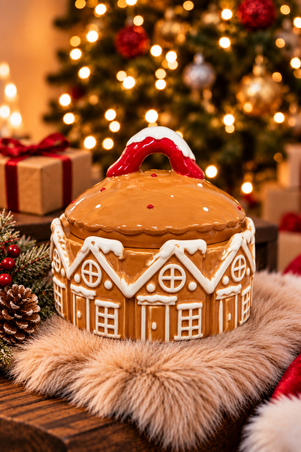 🎄🍪 Voorraadpot “Gingerbread House”