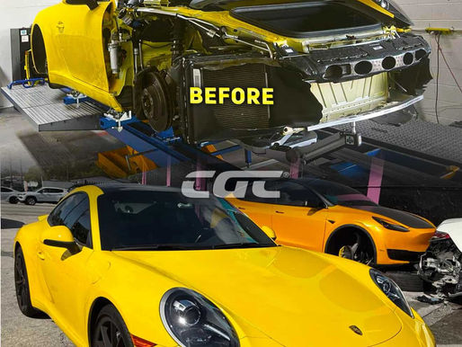 Real Porsche 911 Repair – Fender, Headlight & Suspension Fixed | Car Geeks Collision