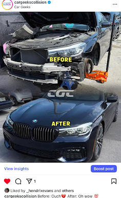 BMW 7 Series Front-End Restoration: How Car Geeks Collision Turned a Wreck Into a Showroom Beauty