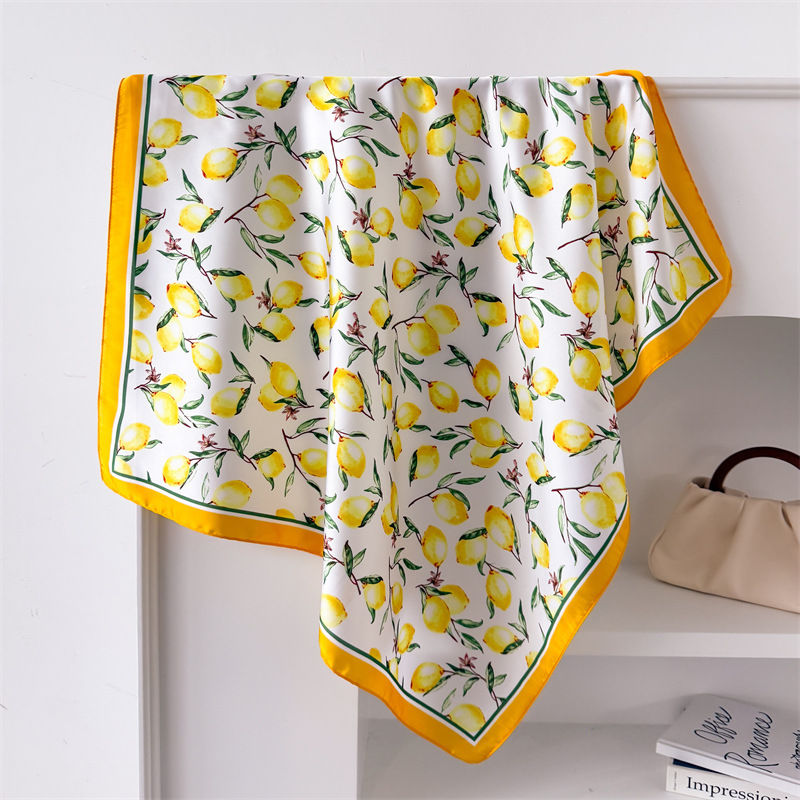 Thumbnail: Silk-Feel Satin Scarf 2