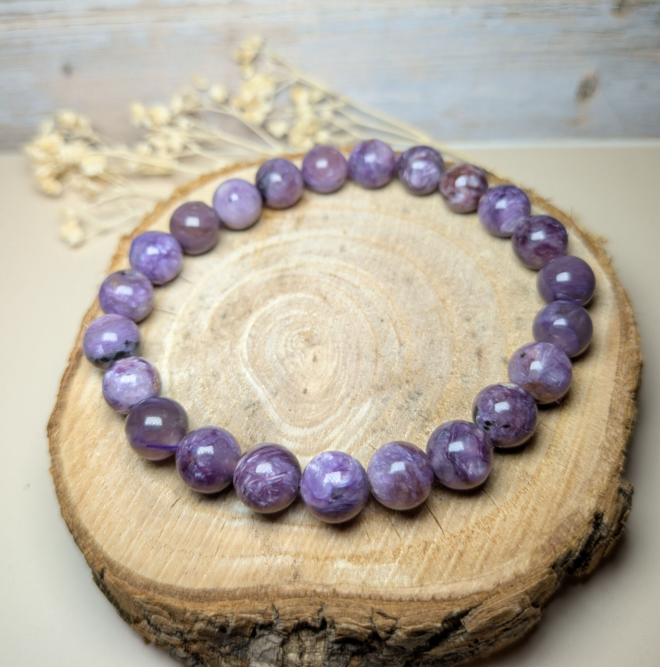 Bracelet Charoïte (8mm)