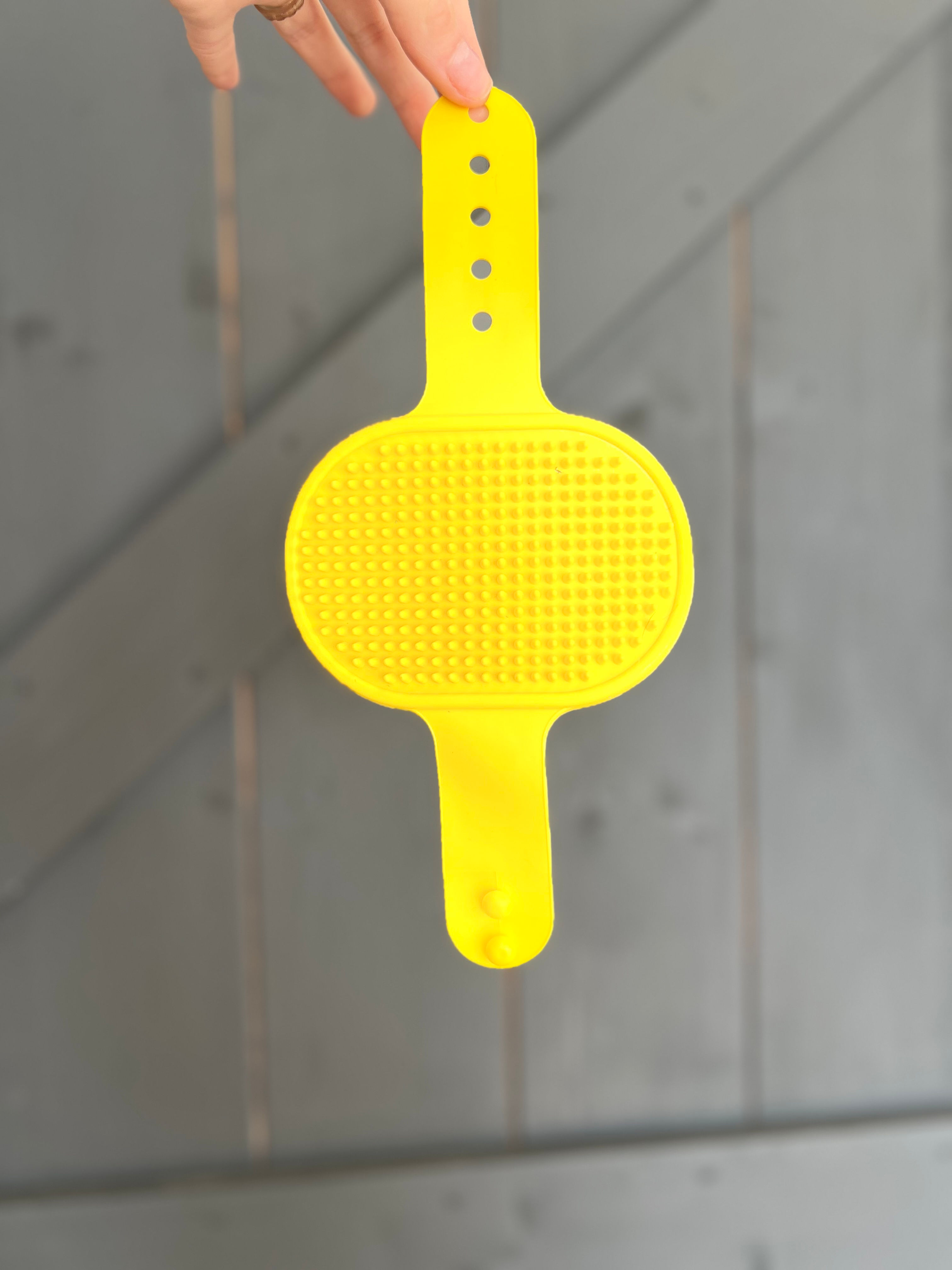 Rubber Curry Brush