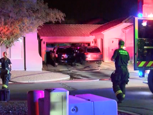  Gilbert firefighters responded to a reported residential fire near 3650 E. Constitution Drive