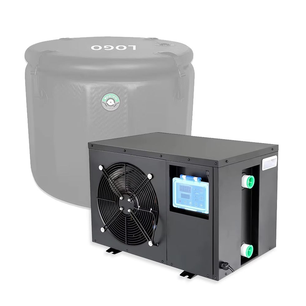 צ'ילר 1HP לאמבט קרח מקצועי לקירור מים מהיר ויעיל לשימוש ספורטיבי וטיפולי