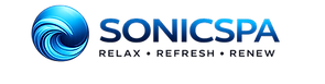 לוגו SonicSpa – מותג מוביל בתחום ג׳קוזי ובריכות ספא יוקרתיות