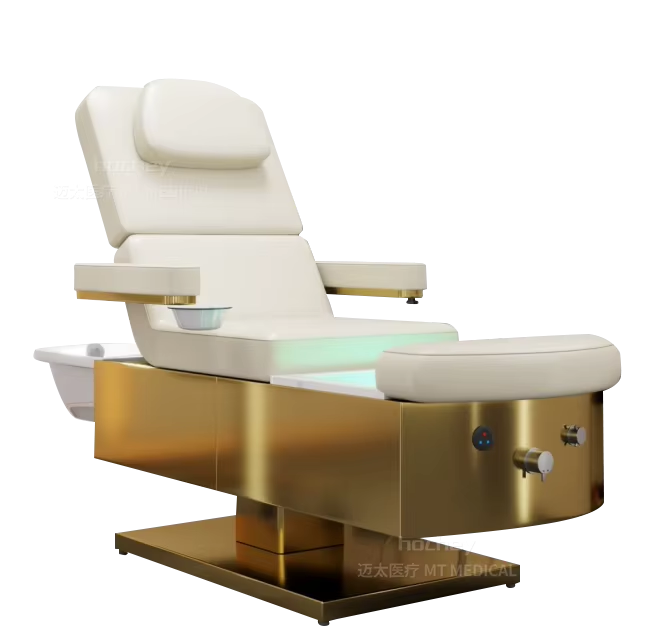 מיטת טיפולים חשמלית 2 מנועים לפנים ופדיקור