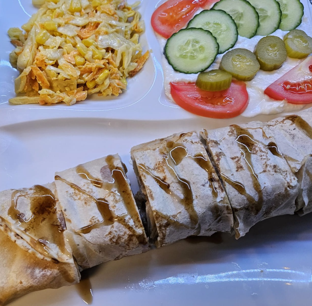 Arranged Food and Objects