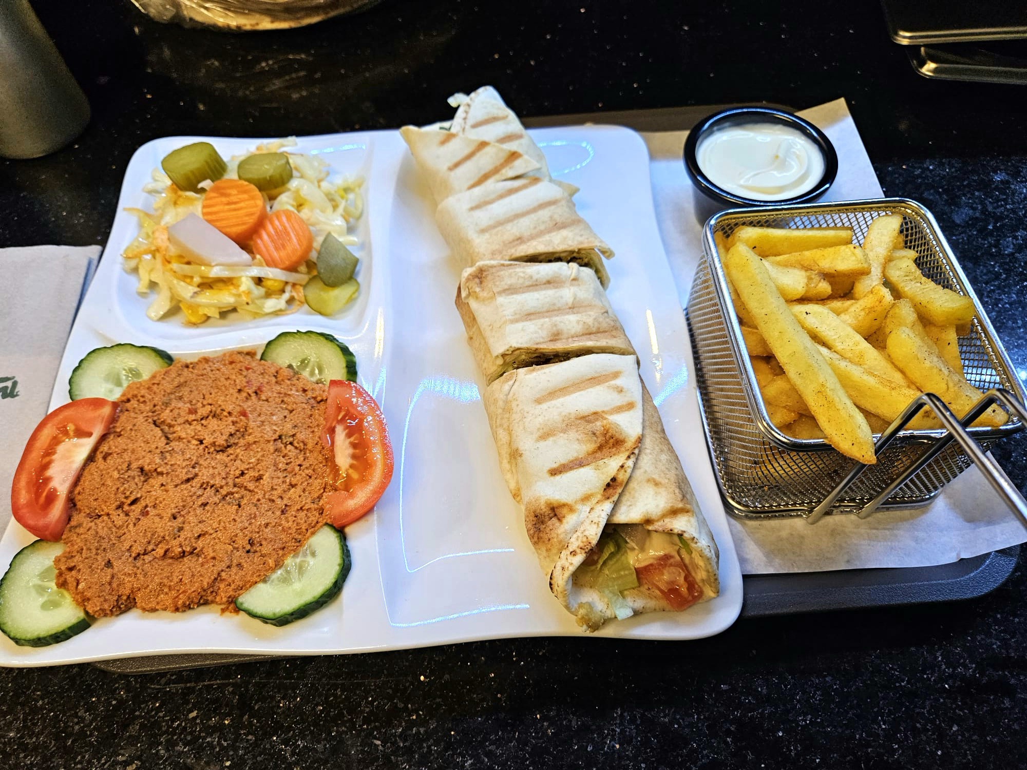 Arranged Food and Objects