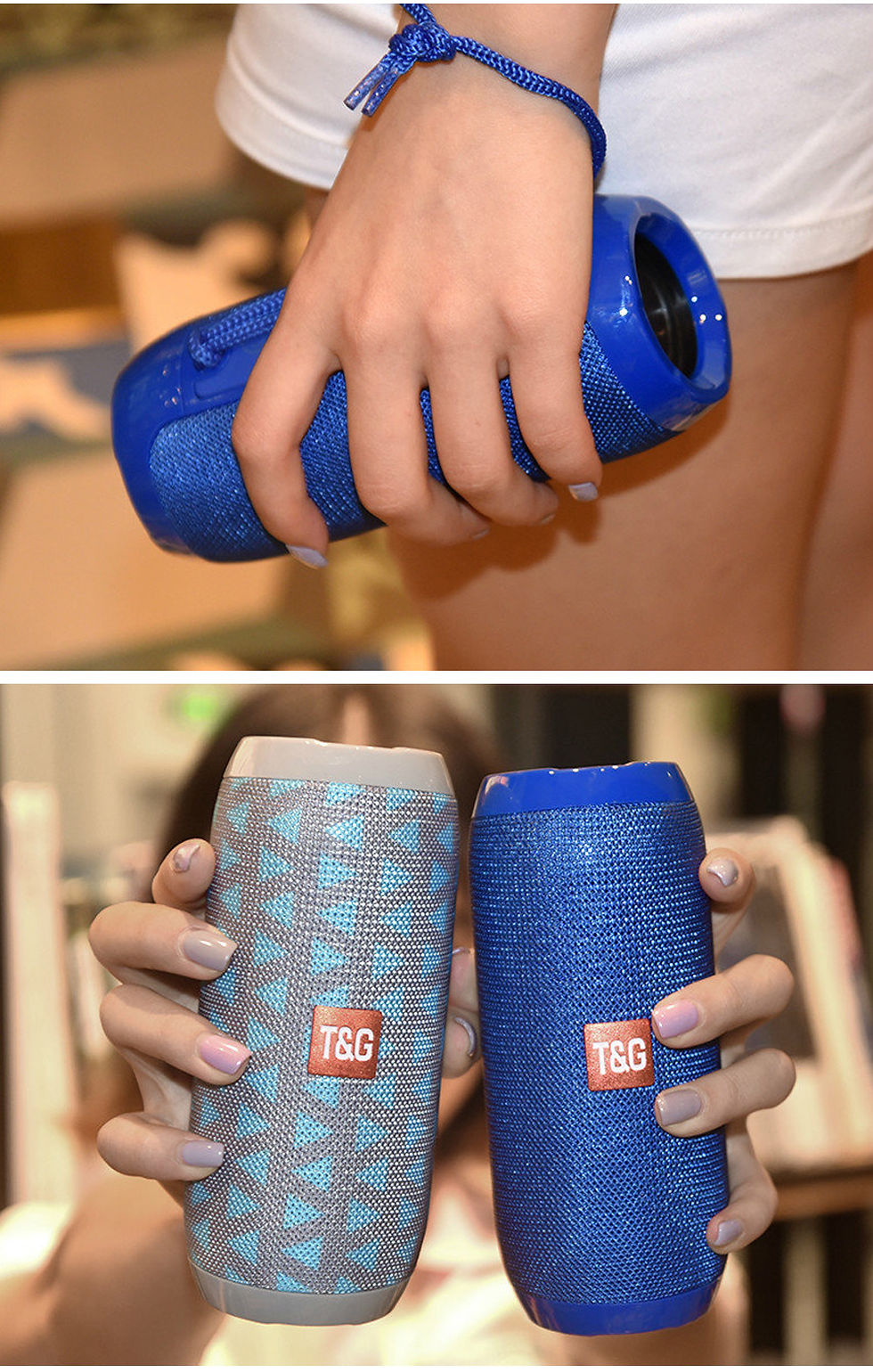 Thumbnail: Bluetooth Speaker T&G TG117 Portable TWS Sound Box Waterproof Loudspeaker Outdoo