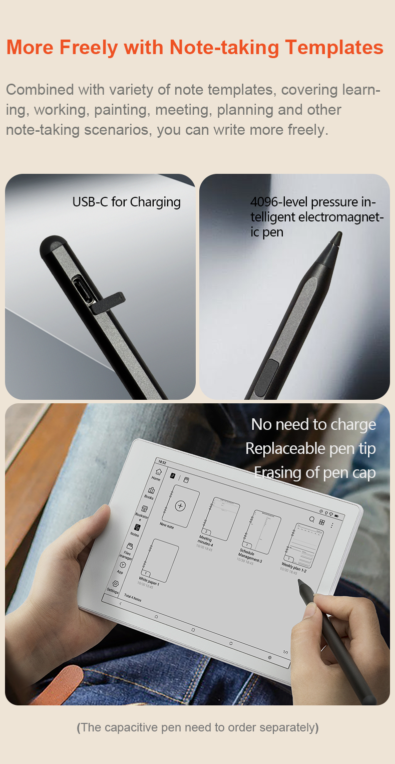 Thumbnail: Meebook M8 7.8"  Android 14 Ebook reader with google play store and fast refresh