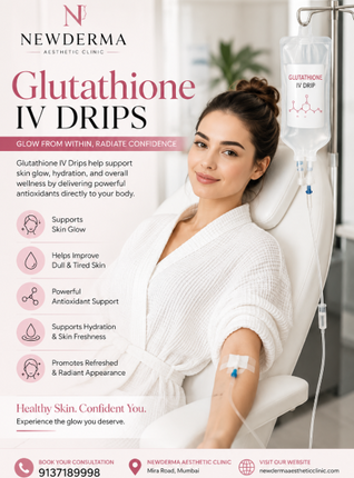 Glutathione IV Drips for Skin Glow & Wellness at Newderma Aesthetic Clinic