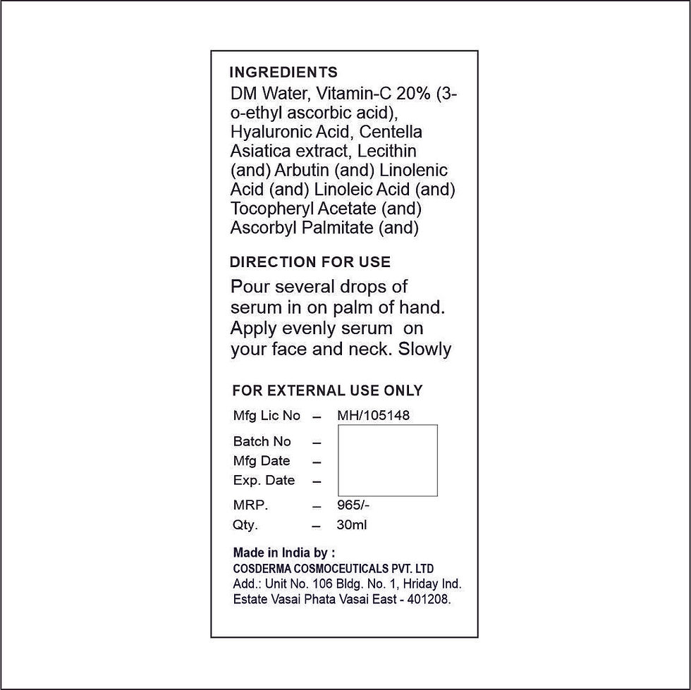 Thumbnail: Cosderma Vitamin C 20% Serum 3
