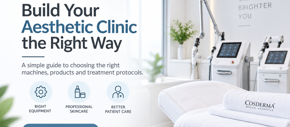 Professional Aesthetic Clinic Setup: How to Choose the Right Machines, Products & Treatment Protocols