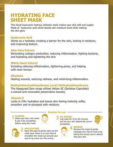 Thumbnail: Cosderma Hydrating Face Sheet Mask (Pack of 10)