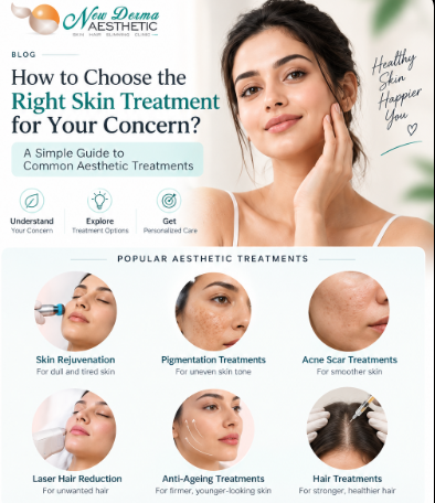 How to Choose the Right Skin Treatment for Your Concern? A Guide to Common Aesthetic Treatments