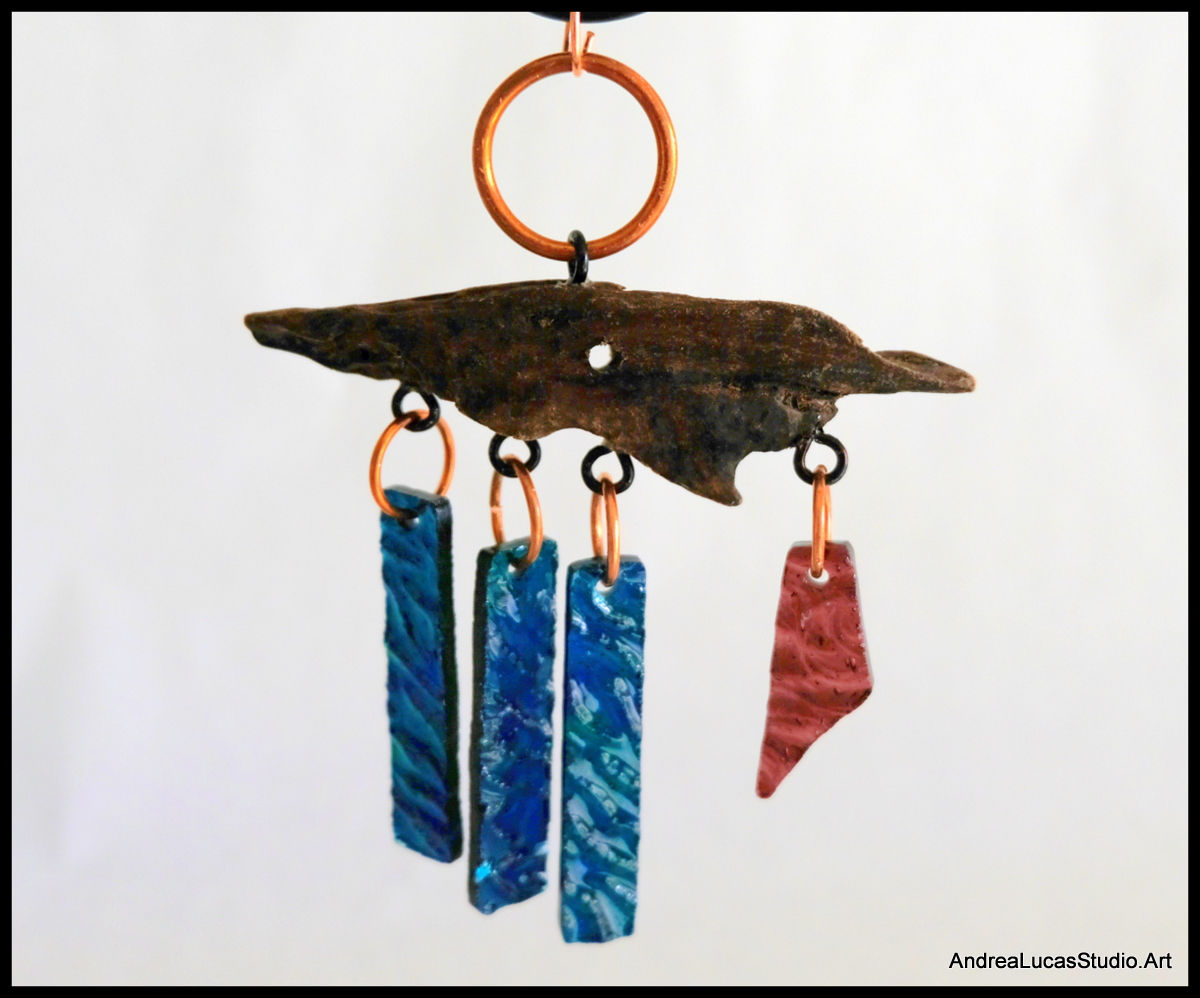 #6-Driftwood Stained Glass Chime