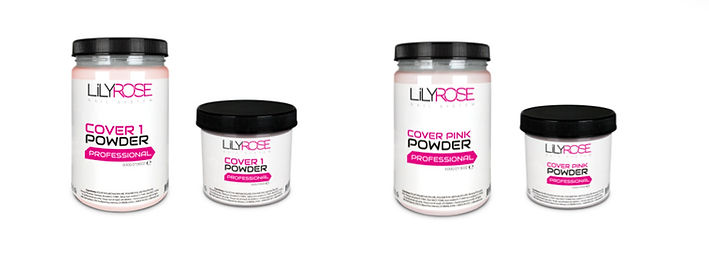 Lily rose poudre acrylic pour ongles