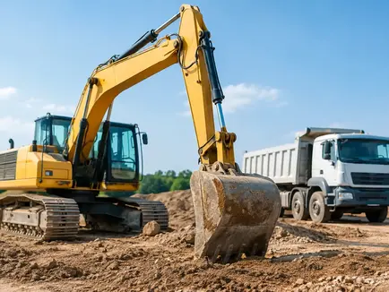 Ejemplo de utilización de equipos de construcción