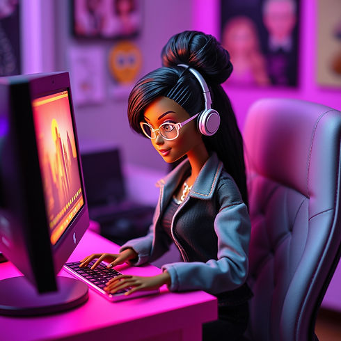 black bratz doll working at a computer_edited.jpg