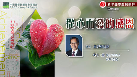 從心而發的感恩