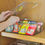 Thumbnail: Youngever Plastic Tea Packet Organizer with Lid, Reusable Food Packet Storag