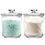 Thumbnail: Youngever 2 Pack 15OZ Premium Quality Plastic Apothecary Jars - Clear