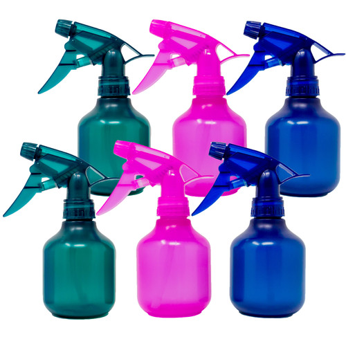 Youngever 6 Pack Empty Plastic Spray Bottles, 8 Ounce youngever
