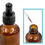 Thumbnail: Youngever 16 Pack 1OZ Amber Glass Dropper Bottles Mini Funnel