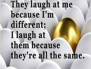 Uuuummnn......Stand apart uniquely....come what May!