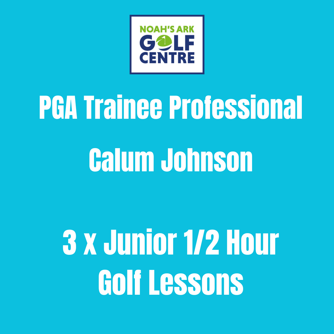 Junior 3x 30 minute Lessons with Trainee PGA Professional Calum Johnson