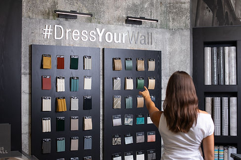 Bespoke 3D wall murals and designer wallpaper from the Dress Your Wall collection at The Wallpaper Company.
