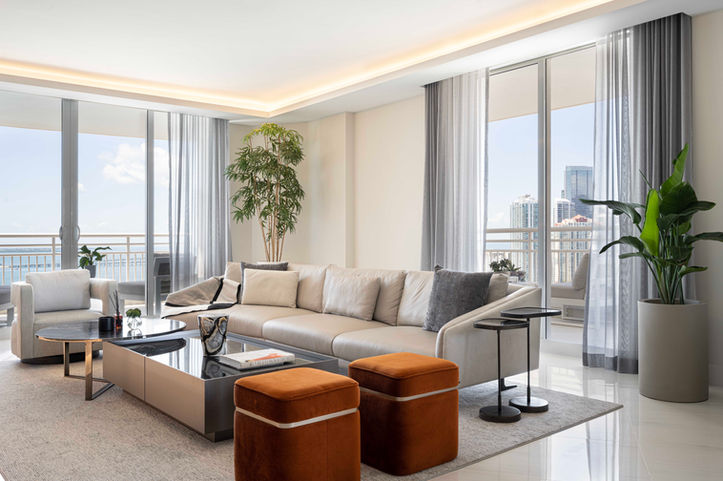 Modern living room interior design