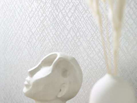 White textured wallpaper sample