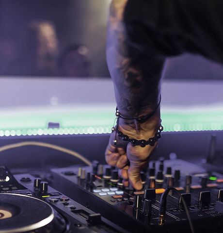 DJ Spinning Music