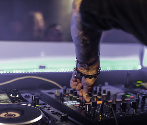 DJ Spinning Music