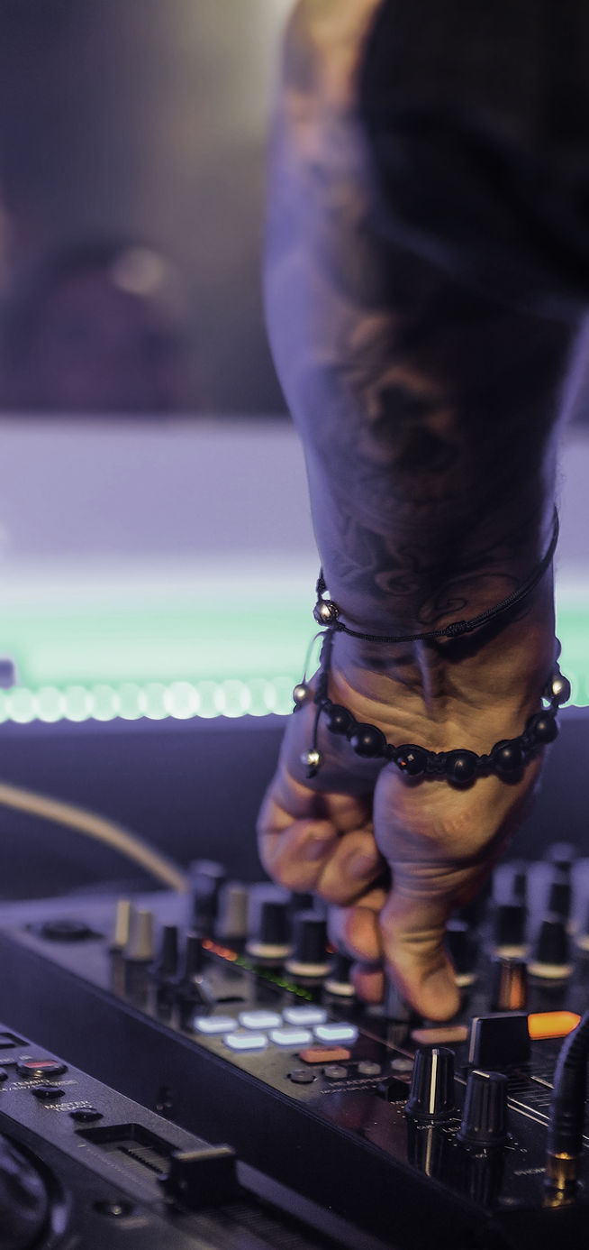 DJ Spinning Music
