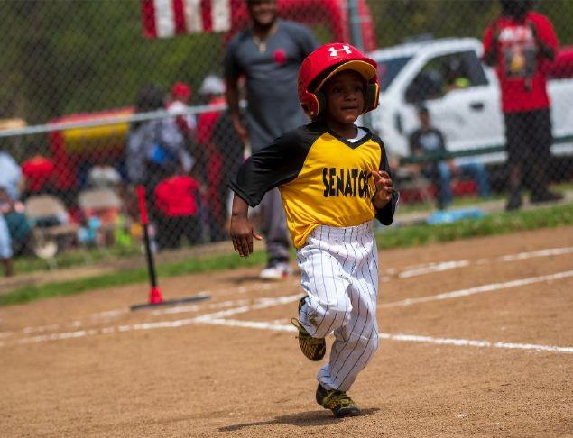 South Tee Ball Baseball Club opening day at South Park