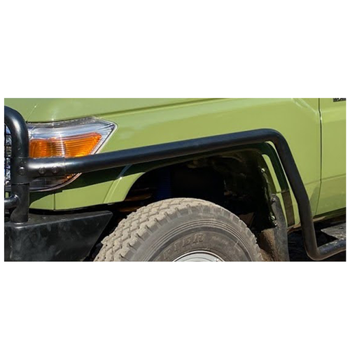 Single Cab Railing Side Railing W. Step Board L/C 79 Series Single Cab P/Up | RSA Africa