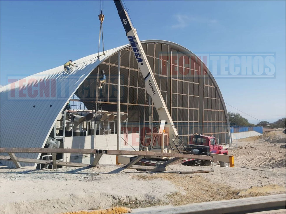 ARCOTECHO TIPO ANGAR PARA ALBERCA